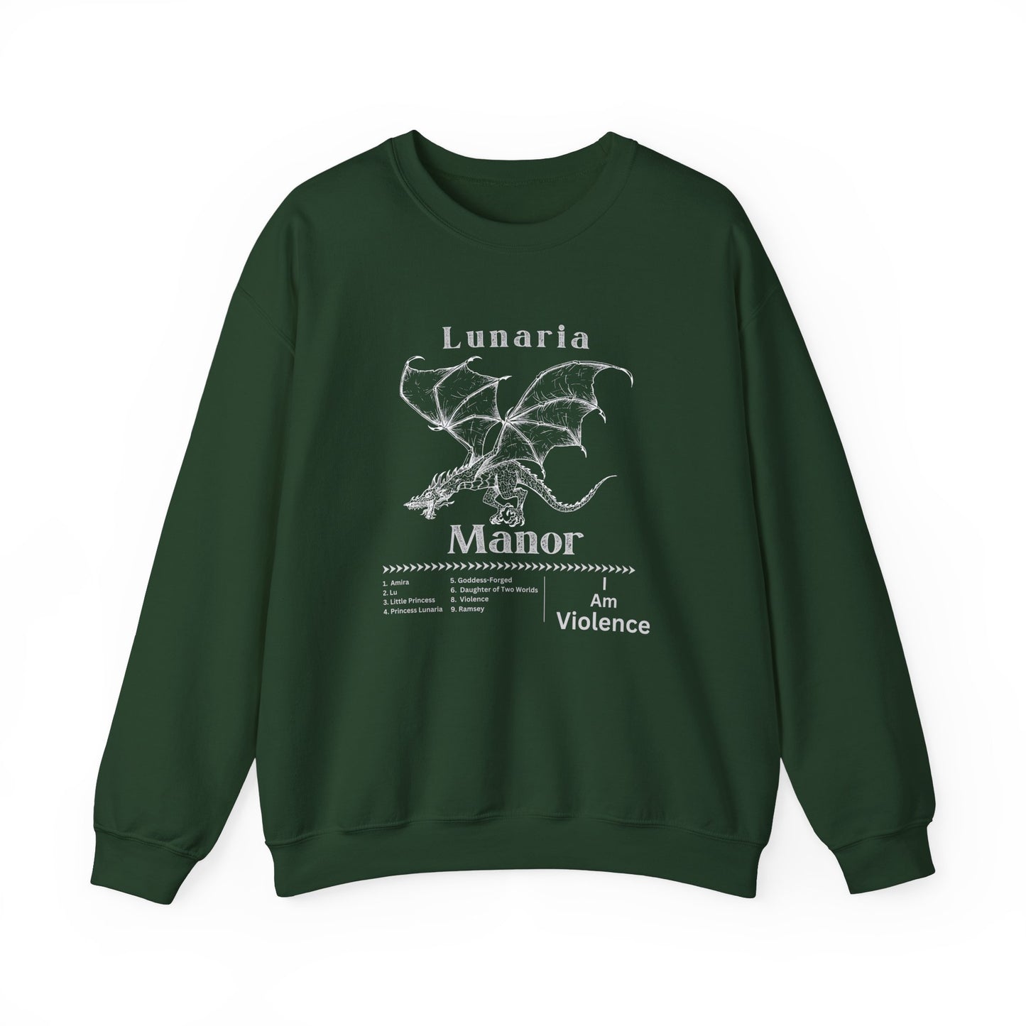 Lunaria’s Many Names Crewneck, The Unraveled Fate