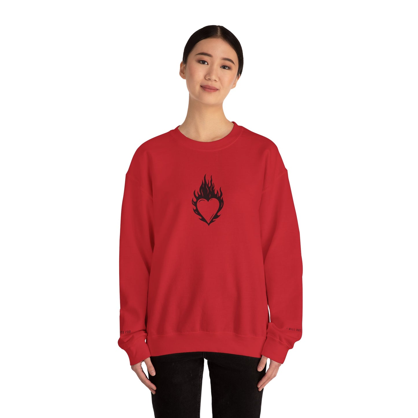 Fire Heart, Aelin Ashryver Galathynius, Officially Licensed, Throne of Glass Crewneck Sweatshirt, SJM Merch, Fantasy Merch