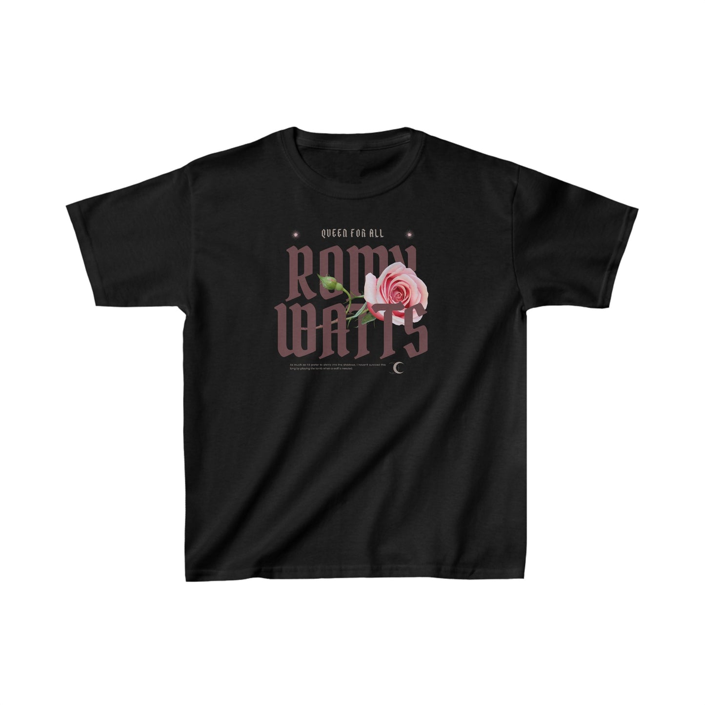 Romy Watts Baby Tee, Fate & Flame