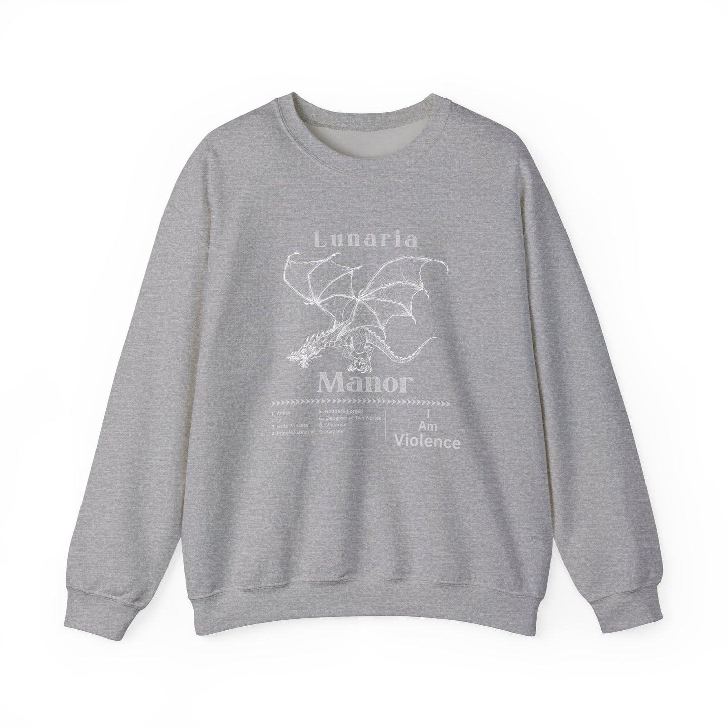 Lunaria’s Many Names Crewneck, The Unraveled Fate