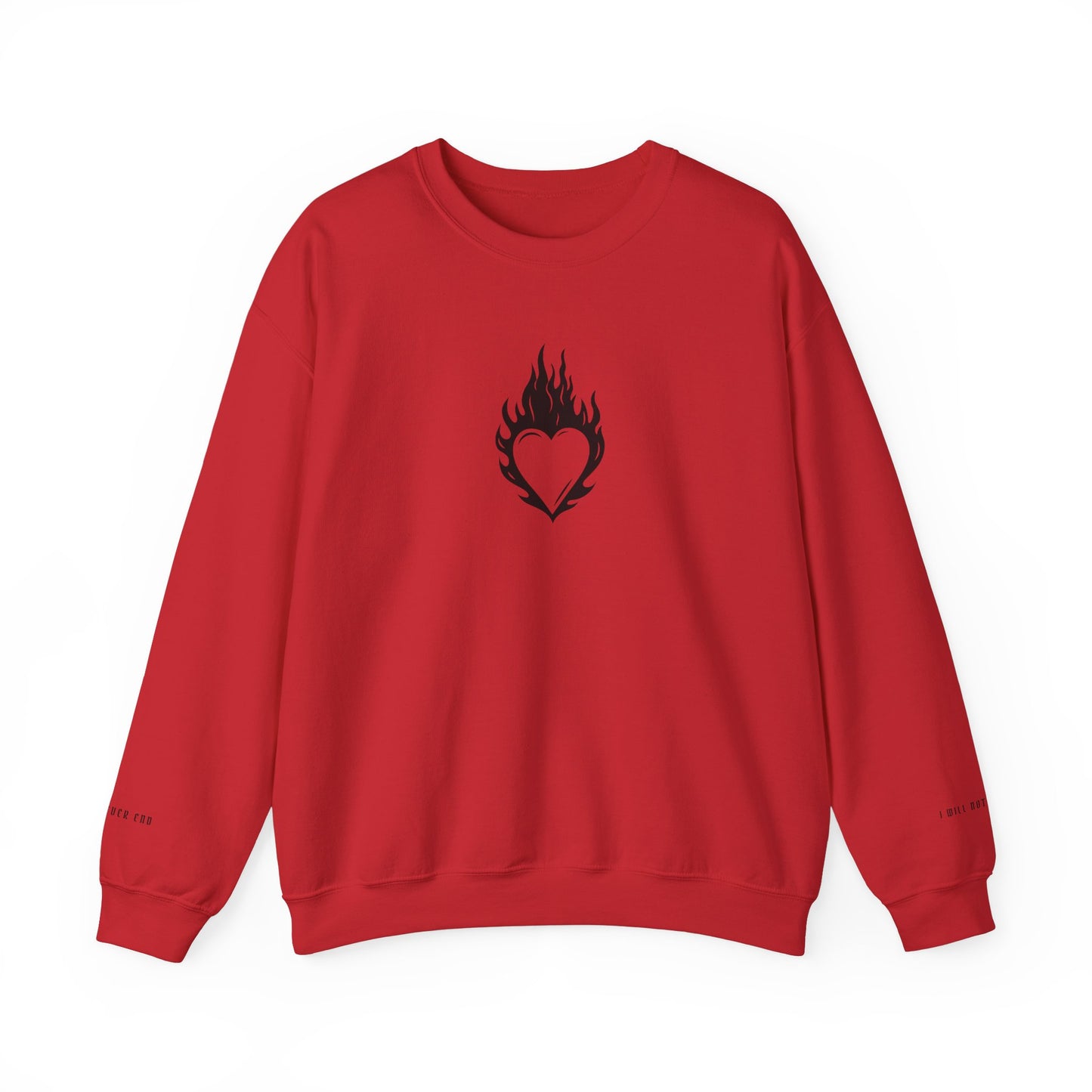 Fire Heart, Aelin Ashryver Galathynius, Officially Licensed, Throne of Glass Crewneck Sweatshirt, SJM Merch, Fantasy Merch