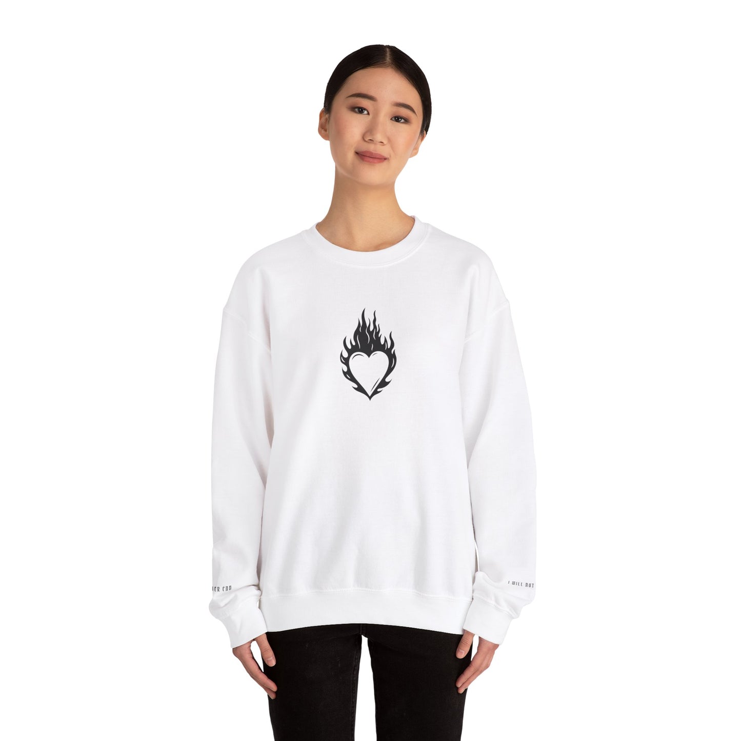 Fire Heart, Aelin Ashryver Galathynius, Officially Licensed, Throne of Glass Crewneck Sweatshirt, SJM Merch, Fantasy Merch