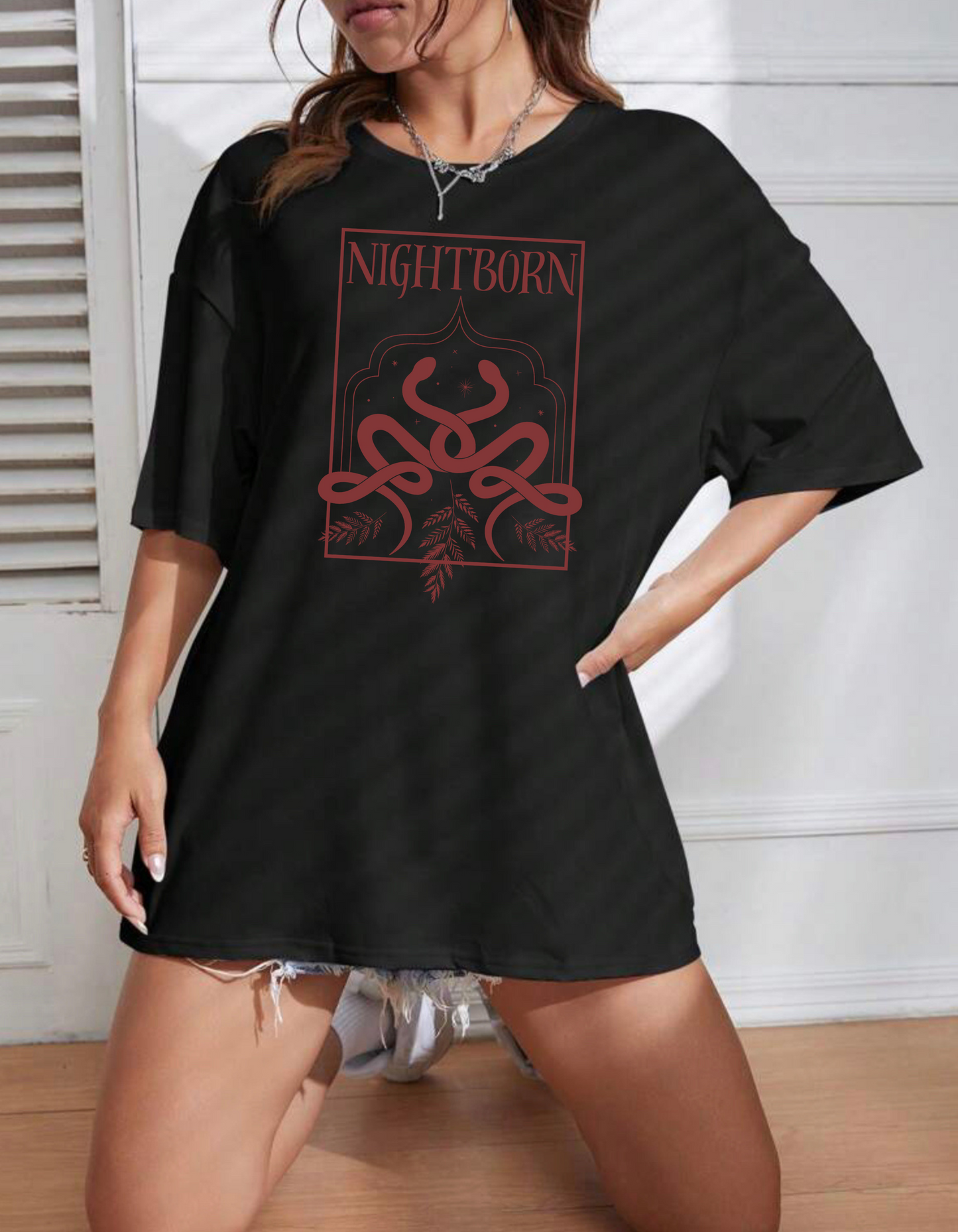 Nightborn Comfort Colors T-Shirt, The Serpent and The Wings Of Night