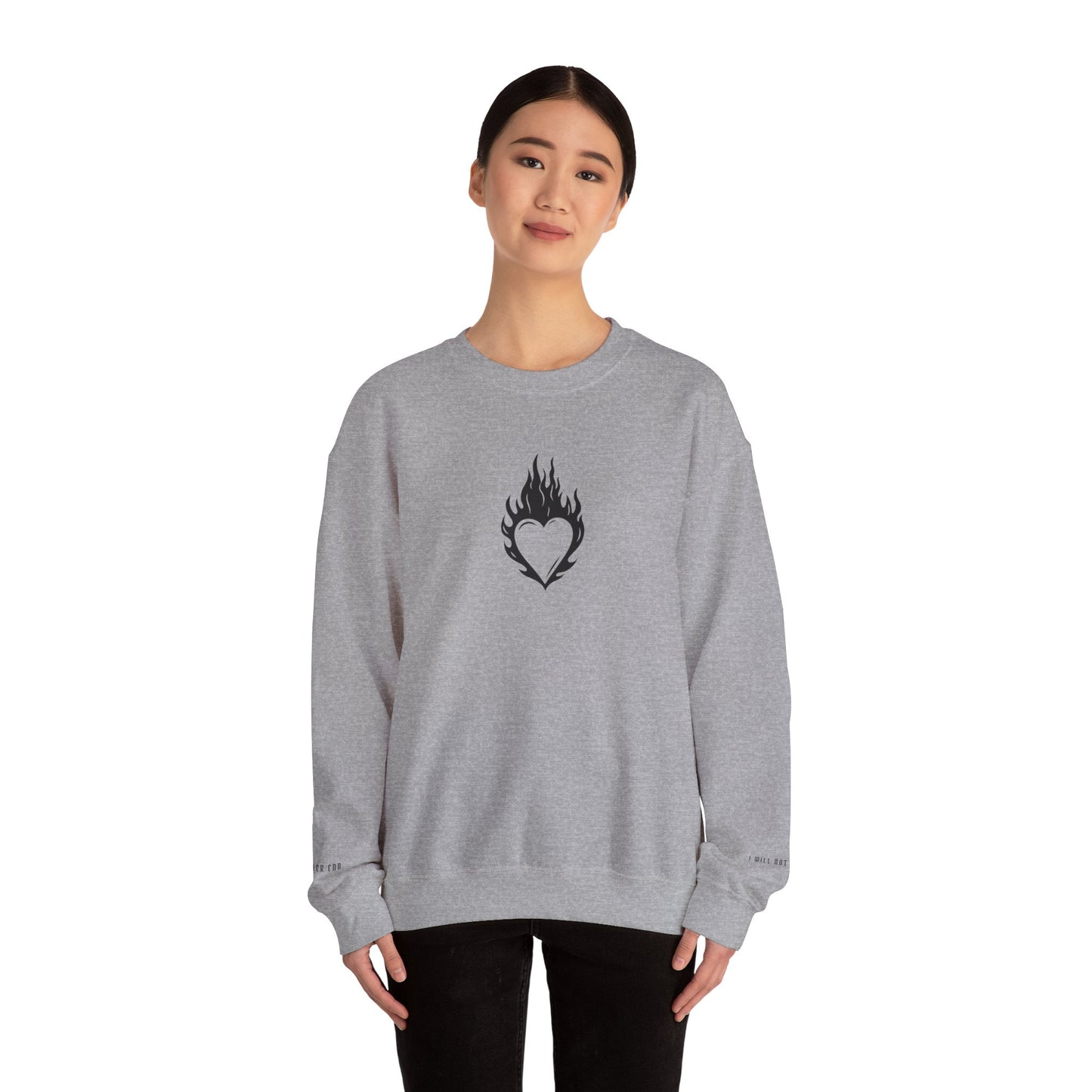 Fire Heart, Aelin Ashryver Galathynius, Officially Licensed, Throne of Glass Crewneck Sweatshirt, SJM Merch, Fantasy Merch