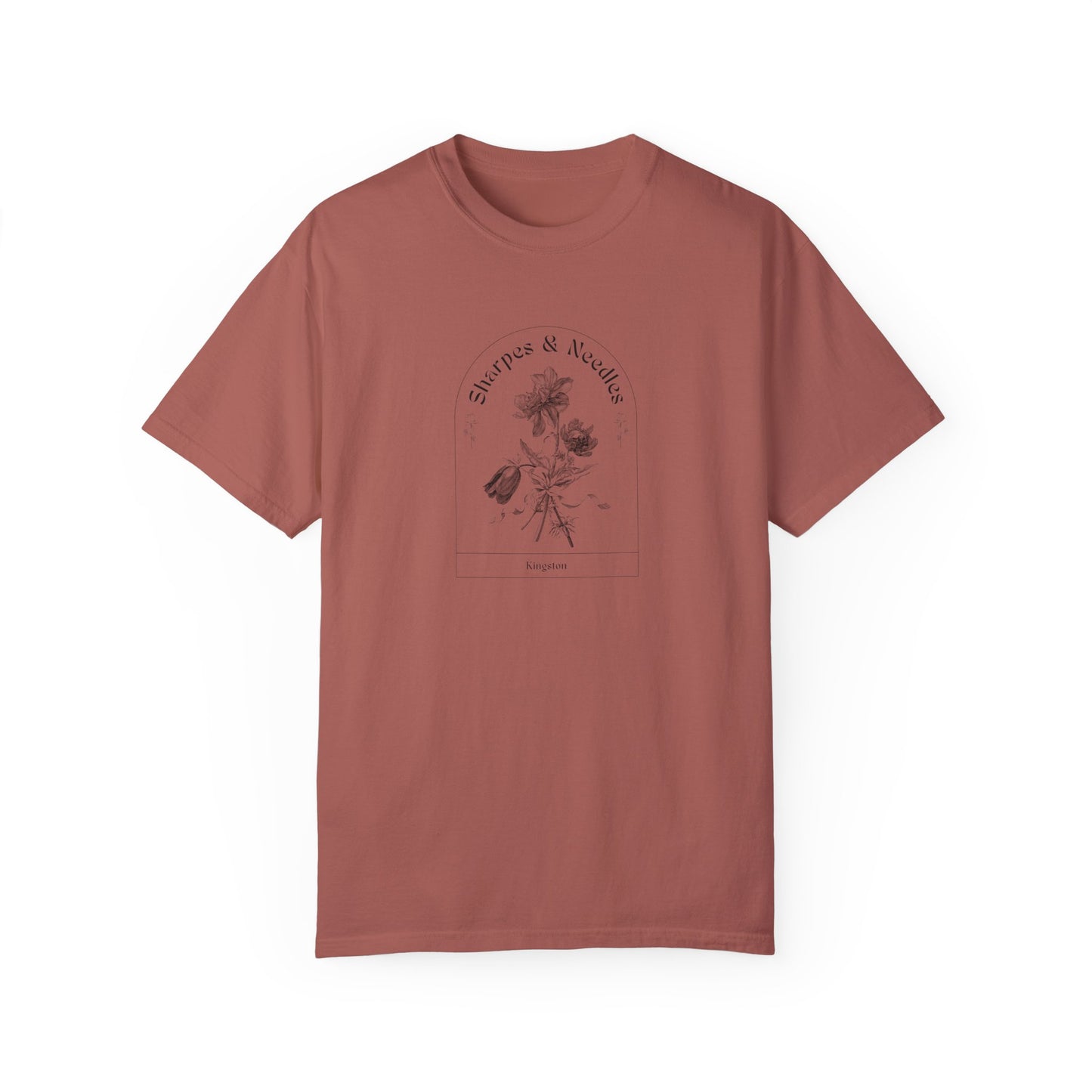 Sharpes and Needles Comfort Colors T-Shirt, The Crimson Moth