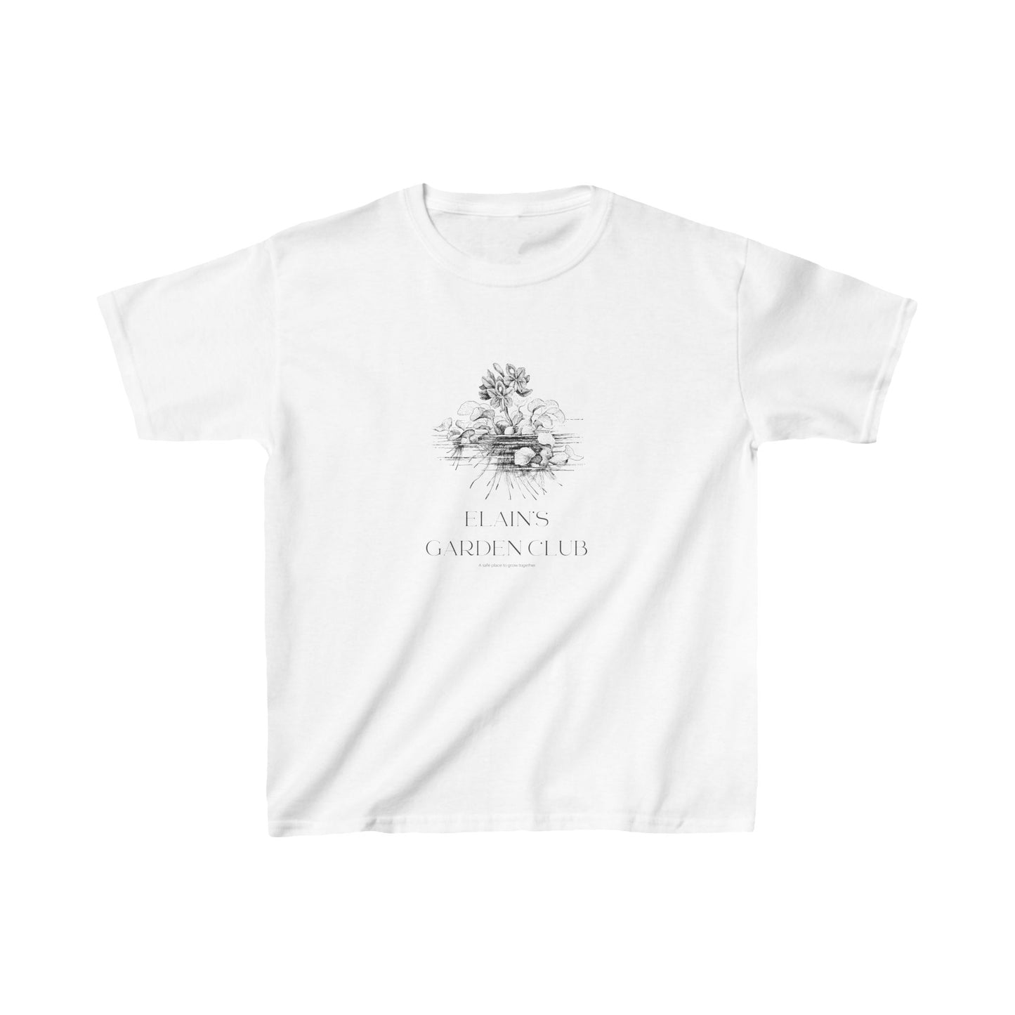 Elain’s Garden Club Baby Tee, Throne of Glass