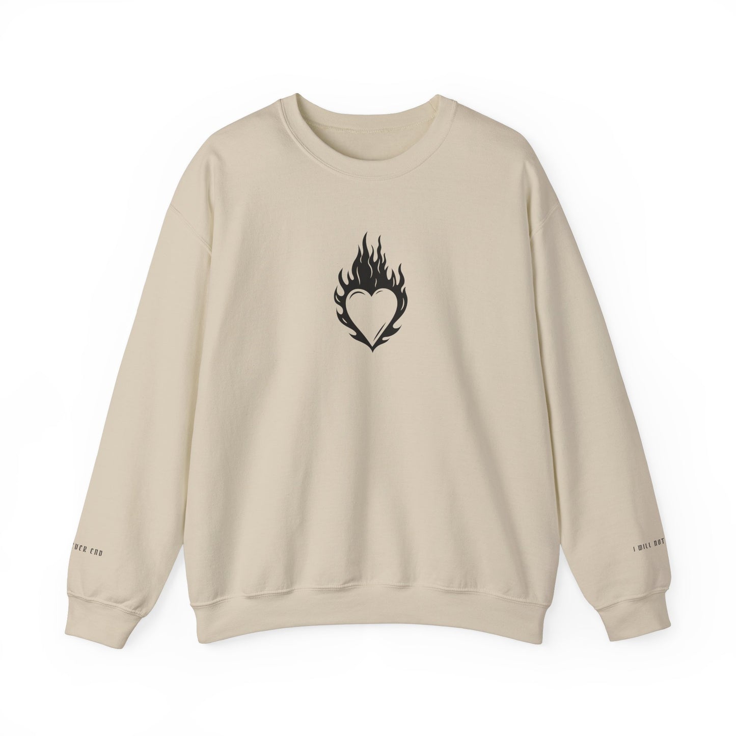 Fire Heart, Aelin Ashryver Galathynius, Officially Licensed, Throne of Glass Crewneck Sweatshirt, SJM Merch, Fantasy Merch