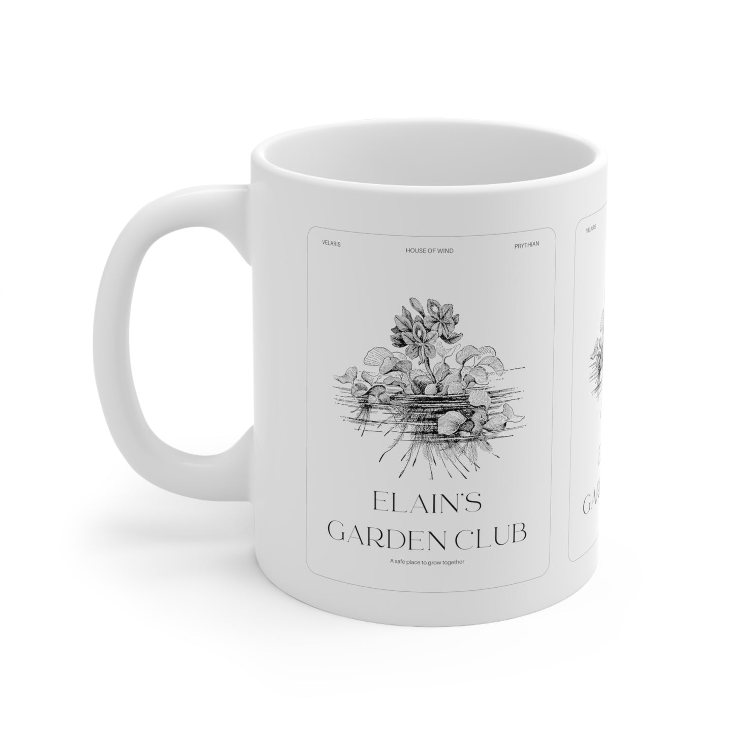 Elain's Garden Club Ceramic Mug 11oz, ACOTAR