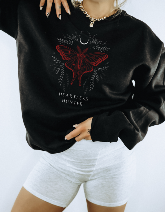 Crimson Moth Crewneck, The Crimson Moth