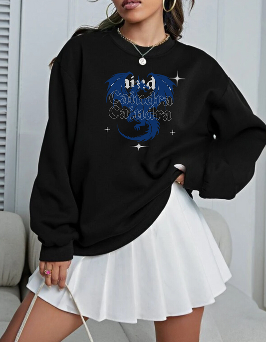 Caindra Crewneck Sweatshirt, Fate and Flame