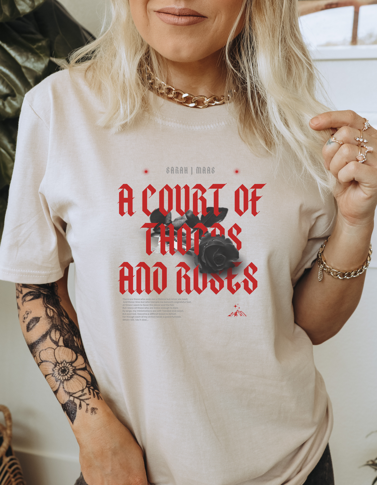 A Court Of Thorns and Roses Comfort Colors TShirt